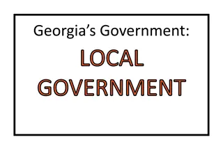 Overview of Local Governments in Georgia