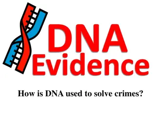 Understanding DNA in Crime Solving: Evidence, Applications, and Future