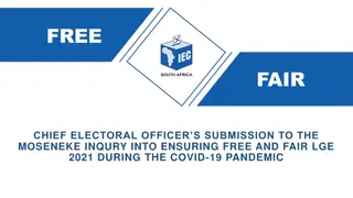 Ensuring Free and Fair Local Government Elections 2021 Amid Covid-19