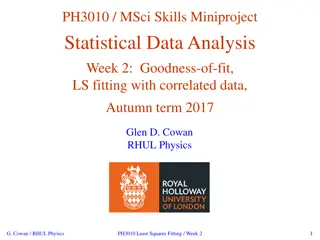 Goodness-of-Fit and Least Squares Fitting in Statistical Data Analysis