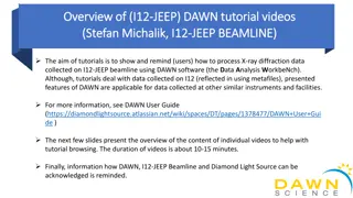 X-ray Diffraction Data Processing Tutorials with DAWN Software