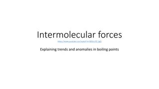 Boiling Points and Intermolecular Forces