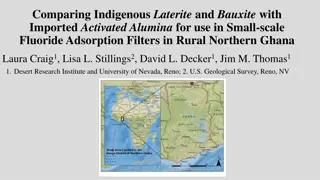 Comparing Indigenous Laterite and Bauxite with Imported Activated Alumina for Fluoride Adsorption in Rural Northern Ghana