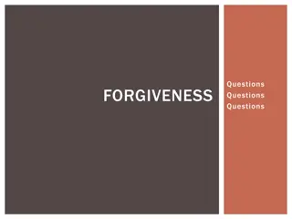 Forgiveness and the Unforgivable Sin in Biblical Context