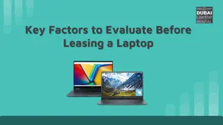 Key Factors to Evaluate Before Leasing a Laptop