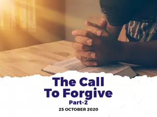 The Model of Forgiveness: How to Forgive According to Biblical Teachings