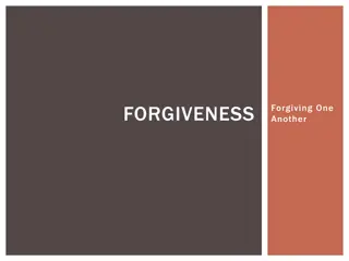 The Power of Forgiveness in Scripture