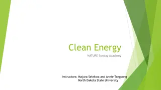 Understanding Energy and Electricity in Clean Energy Nature Sunday Academy