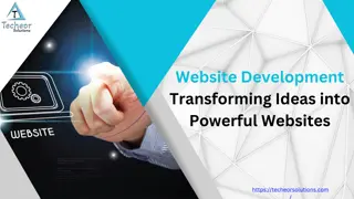 Website Development Transforming Ideas into Powerful Websites