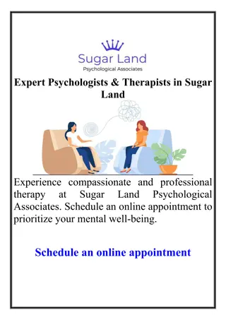 Trusted Psychologists & Therapists in Houston