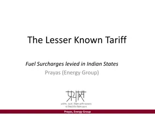 Analysis of Lesser Known Tariff Fuel Surcharges in Indian States by Prayas Energy Group