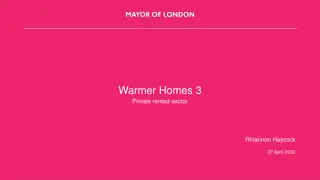 London Mayor's Warmer Homes Programme Overview