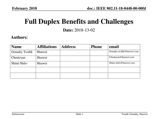 Full Duplex Technology for 802.11 Networks