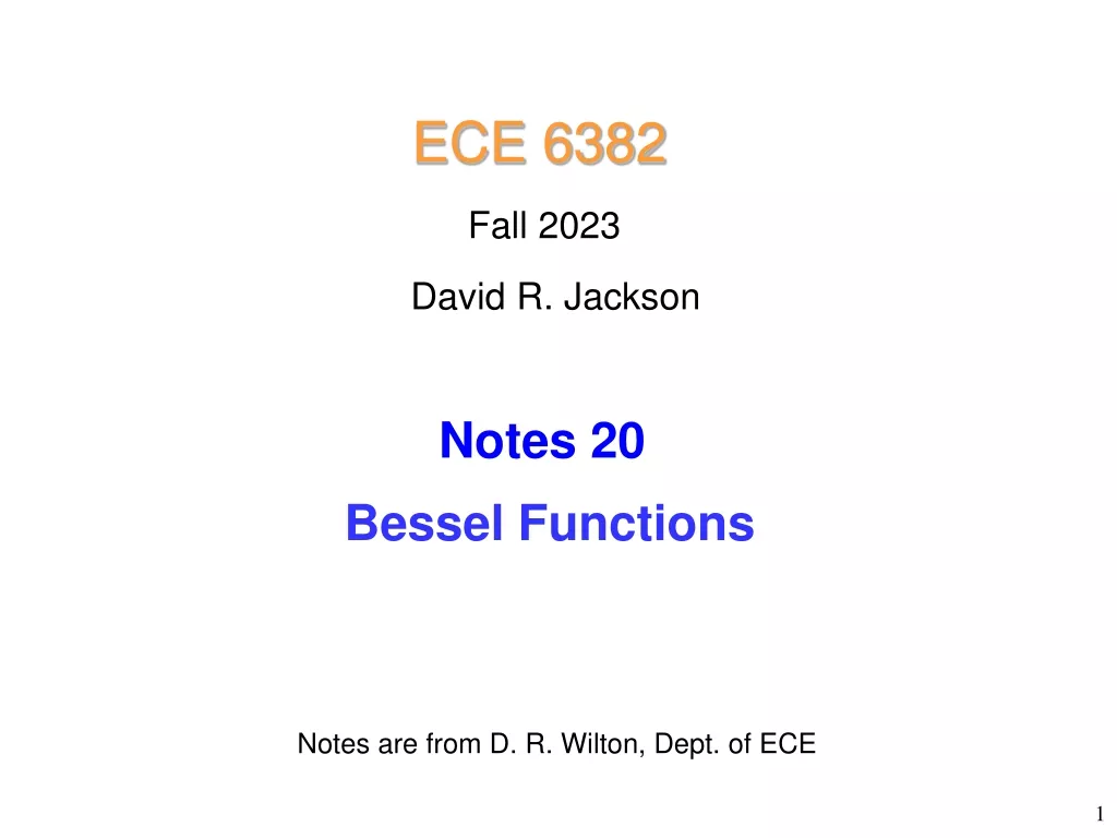 Cylindrical Wave Functions and Bessel Equations in Electromagnetics