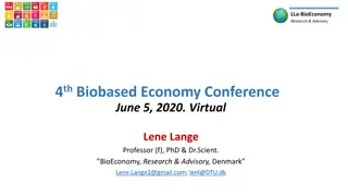 Innovations in Biobased Economy: Shaping a Sustainable Future