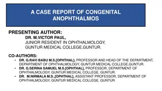 Case Report of Congenital Anophthalmos in a Newborn