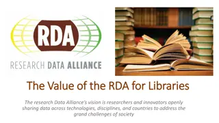 Enhancing Libraries' Role Through RDA Engagement