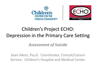 Understanding Depression and Suicide Risk Assessment in Primary Care