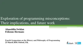 Uncovering Misconceptions in Programming Education