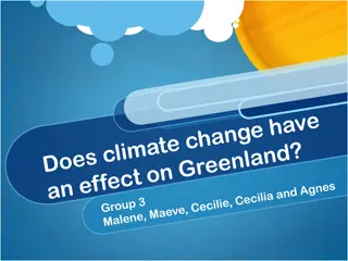 The Impact of Climate Change on Greenlandic Environment