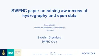 Strategy for Raising Hydrography Awareness and Enhancing Open Data Implementation