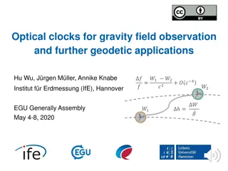 Optical Clocks for Gravity Field Observation and Geodetic Applications