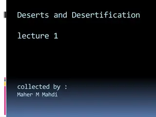 Deserts and Desertification: Lecture Insights by Maher M. Mahdi