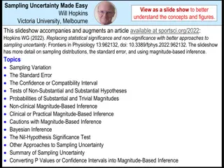 Sampling Uncertainty: A Comprehensive Overview