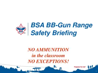 BSA BB Gun Range Safety Briefing and Shooting Fundamentals