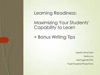 Maximizing Learning Readiness for Students: Strategies and Tips