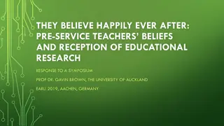 Pre-Service Teachers' Beliefs and Reception of Educational Research