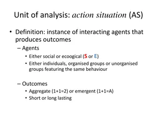 Action Situations and Outcomes in Interaction