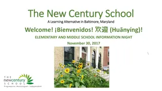 The New Century School: A Multilingual Learning Alternative in Baltimore, Maryland