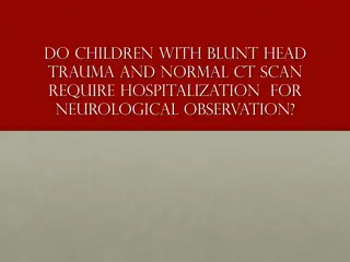 Pediatric Blunt Head Trauma Management Study Findings