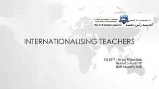 Internationalising Teachers in the Global Education Landscape