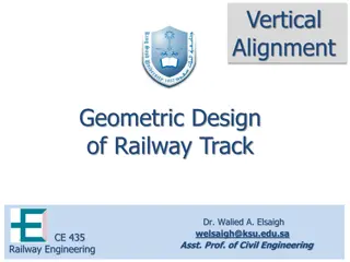 Understanding Vertical Alignment in Railway Track Geometric Design by Dr. Walied A. Elsaigh