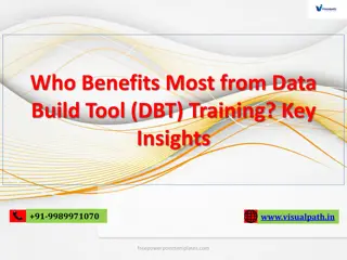 Top Data Build Tool Training | DBT Training