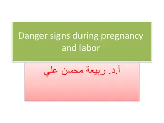 Recognizing Danger Signs During Pregnancy and Labor