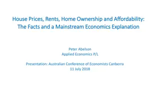 House Prices, Rents, and Home Ownership Trends in Australian Capital Cities