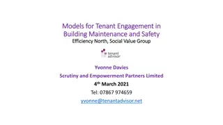 Overview of Tenant Engagement Models in Building Maintenance and Safety