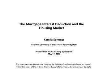 The Impact of Mortgage Interest Deduction on the Housing Market