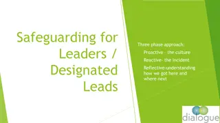 Three-Phase Approach to Safeguarding for Leaders