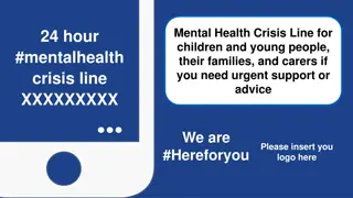 Urgent Mental Health Crisis Line for Children, Young People, Families, and Carers