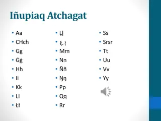 Learn About Iupiaq Language and North Slope Villages