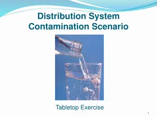 Distribution System Contamination Tabletop Exercise Overview