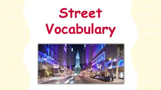 Explore Street Vocabulary Through Visual Images