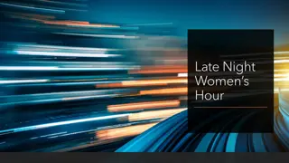 Insights into Late Night Women's Hour and Its Impact on Media Diversity