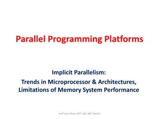 Trends in Implicit Parallelism and Microprocessor Architectures