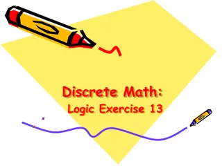 Discrete Math Logic Exercise Solutions