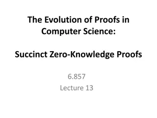 Evolution of Proofs in Computer Science: Zero-Knowledge Proofs Overview